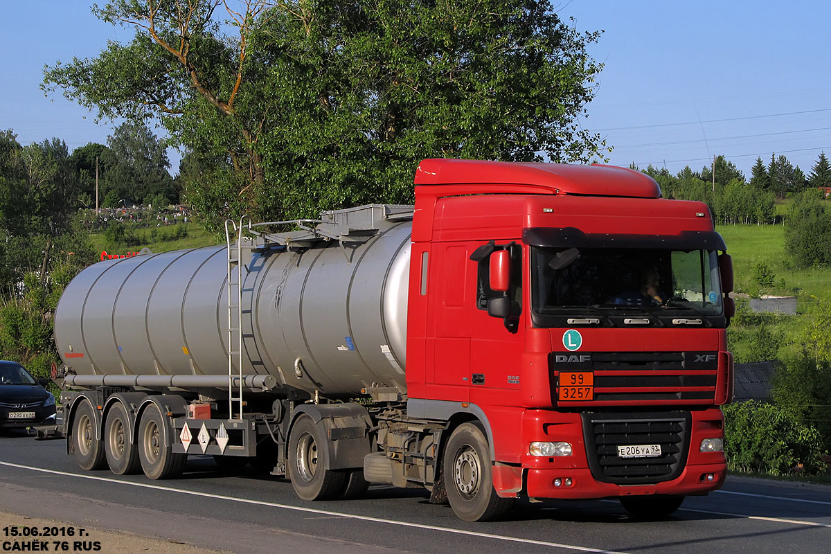 Краснодарский край, № Е 206 УА 93 — DAF XF105 FT