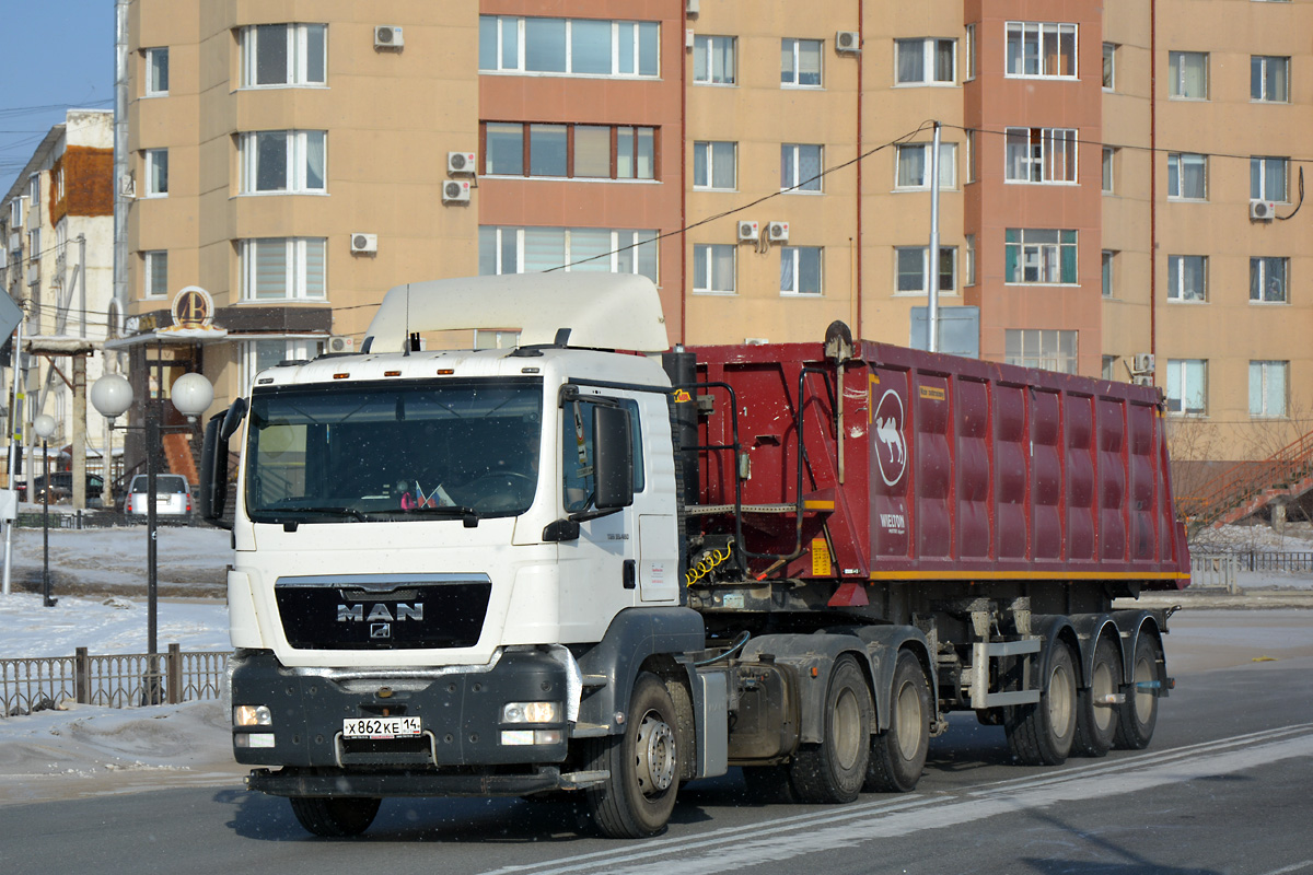 Саха (Якутия), № Х 862 КЕ 14 — MAN TGS 33.480