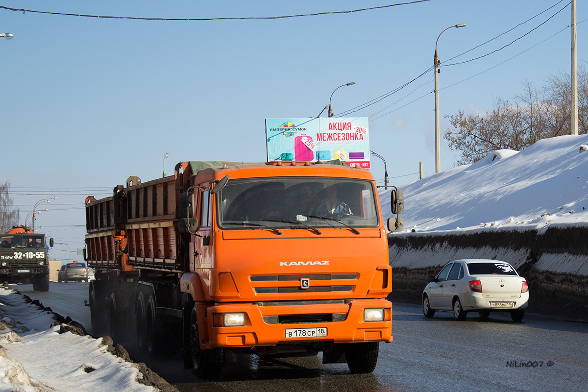 Удмуртия, № В 178 СР 18 — КамАЗ-65115-L4(19)