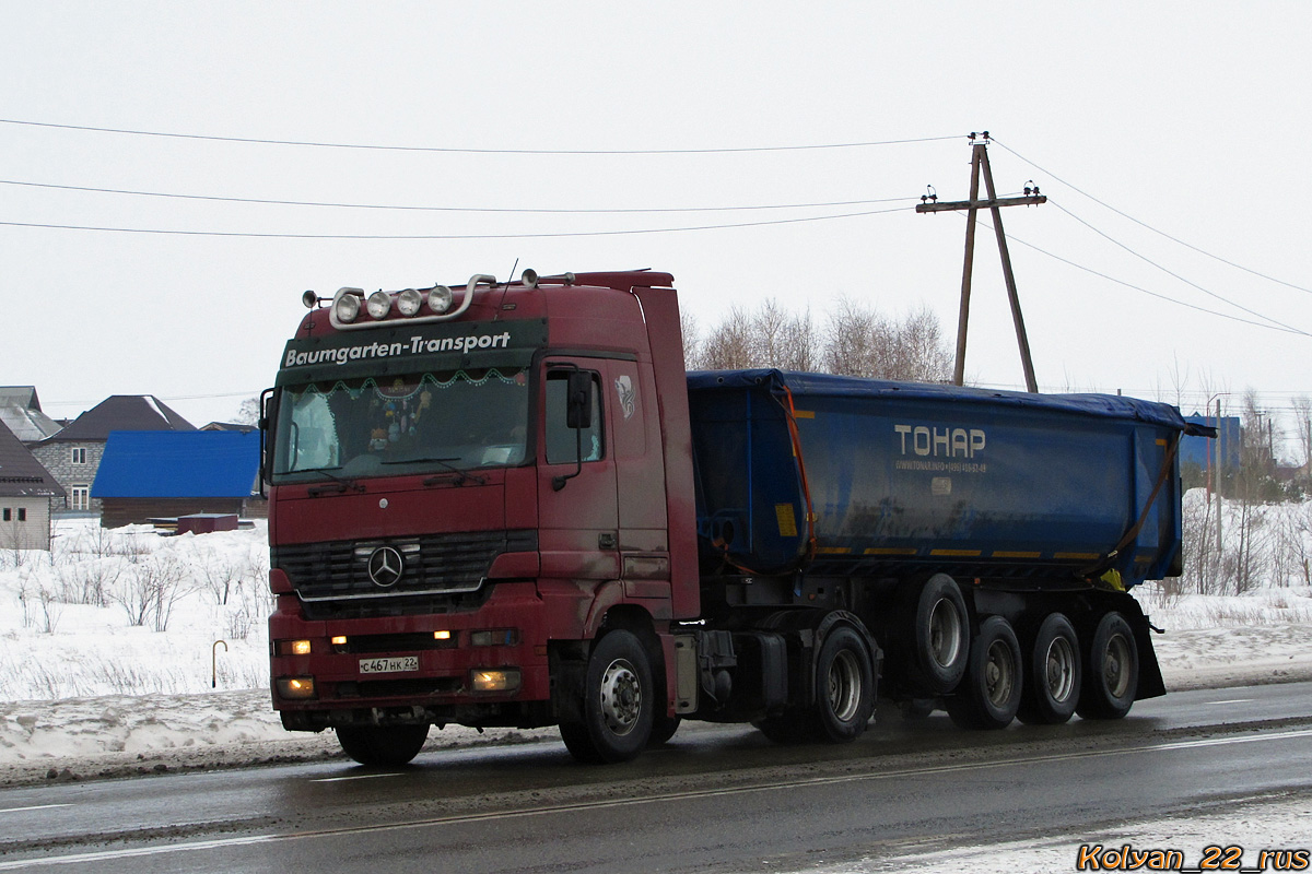Алтайский край, № С 467 НК 22 — Mercedes-Benz Actros ('1997) 1843