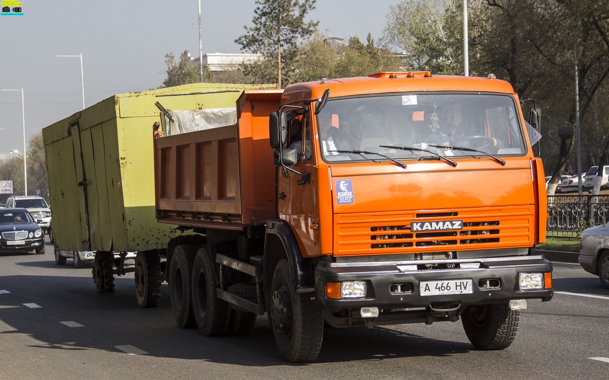 Алматы, № A 466 HV — КамАЗ-65115 (общая модель)