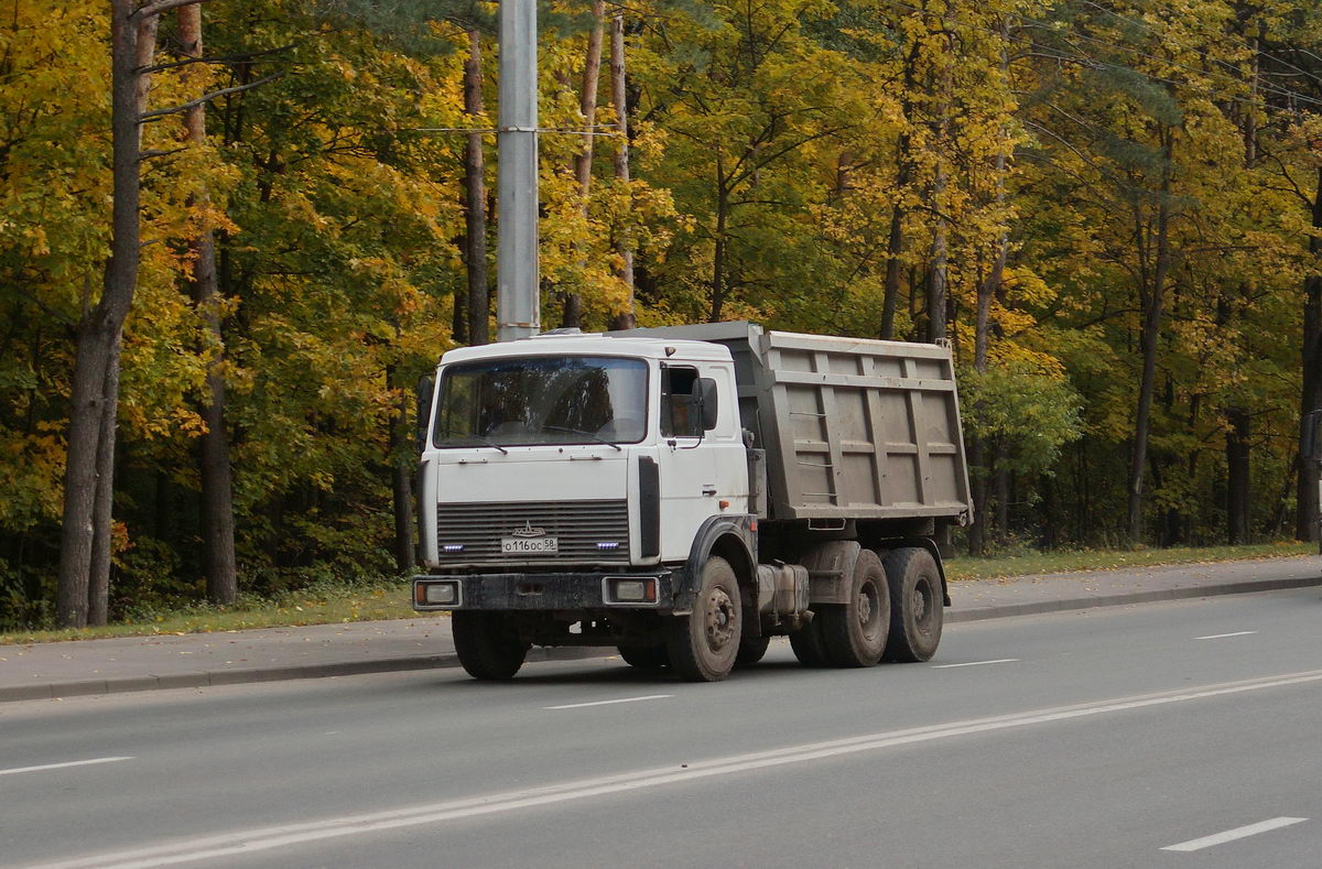 Пензенская область, № О 116 ОС 58 — МАЗ-551605