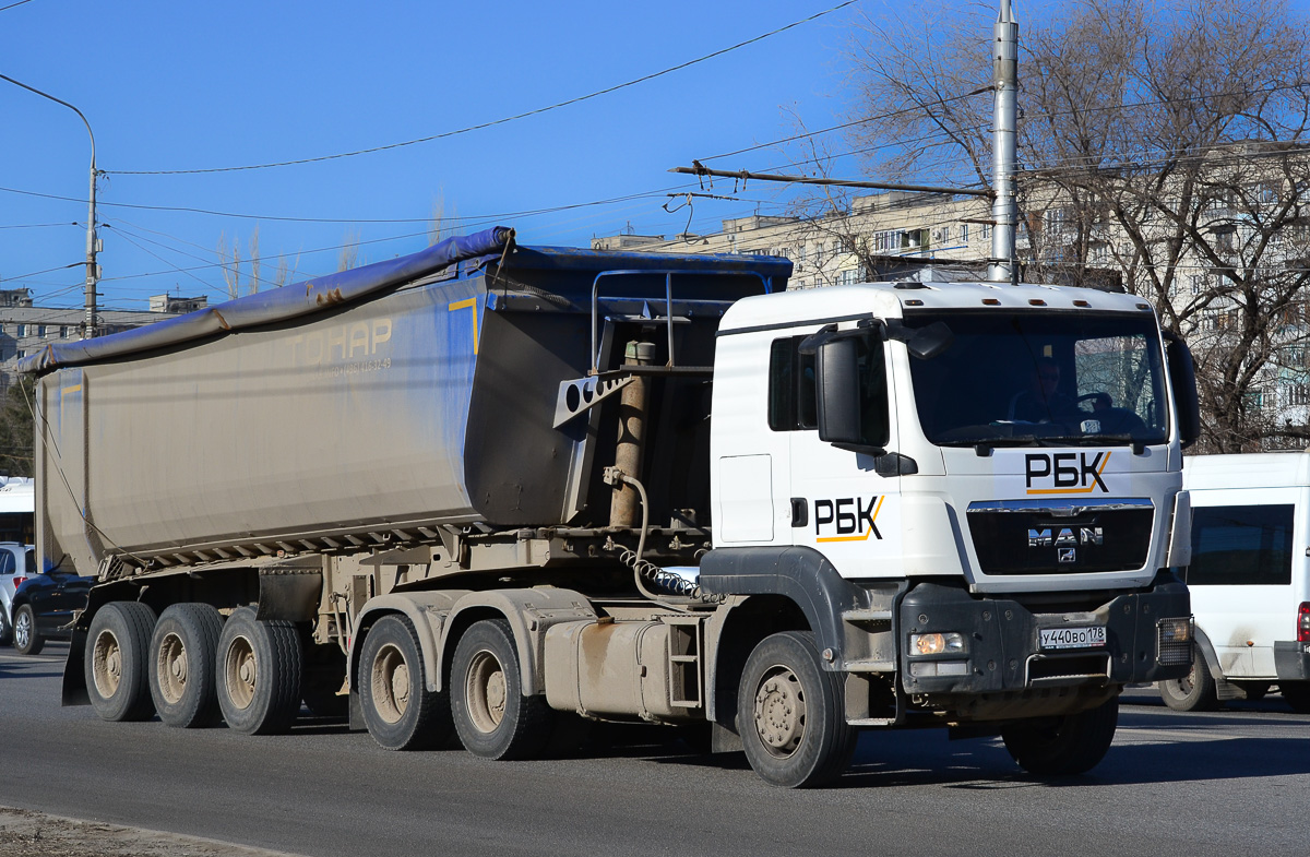 Волгоградская область, № У 440 ВО 178 — MAN TGS 33.440