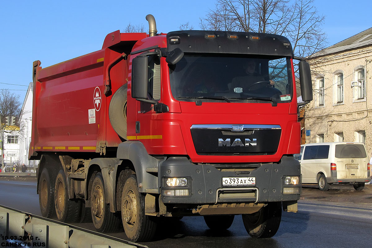Костромская область, № О 393 АХ 44 — MAN TGS 41.440