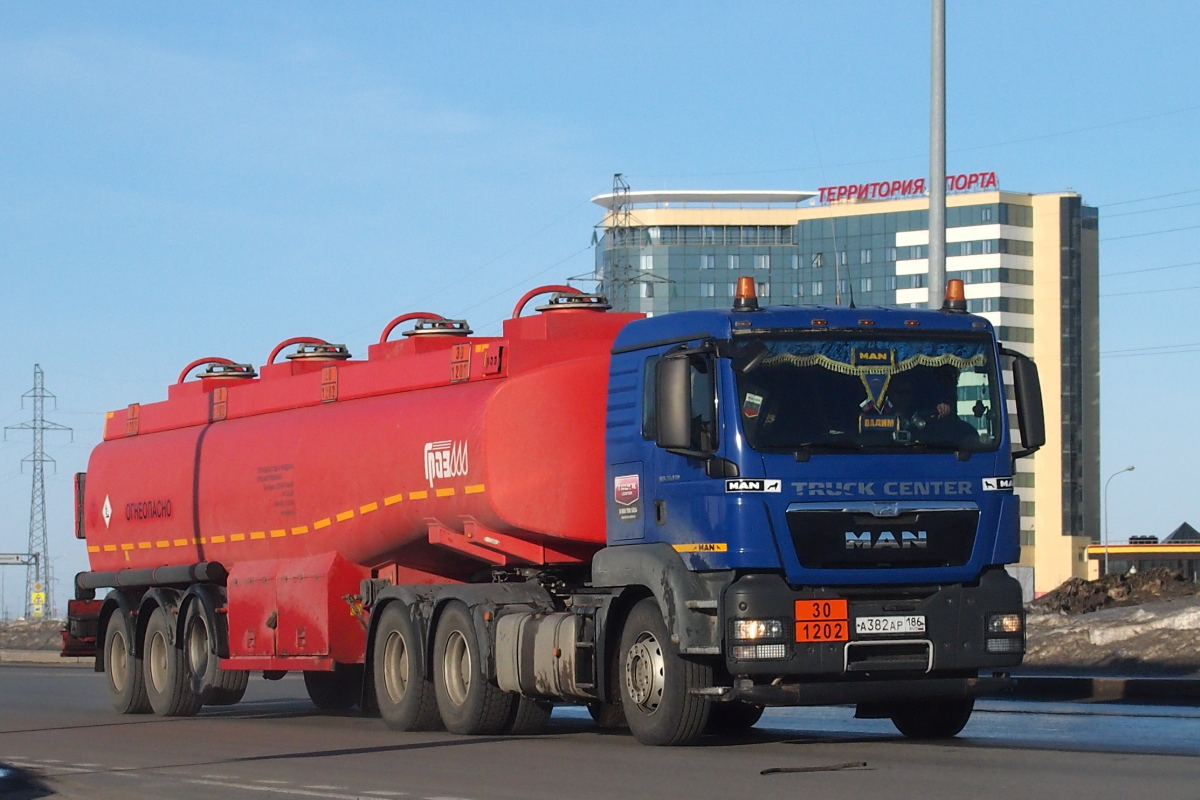 Ханты-Мансийский автоном.округ, № А 382 АР 186 — MAN TGS 33.440