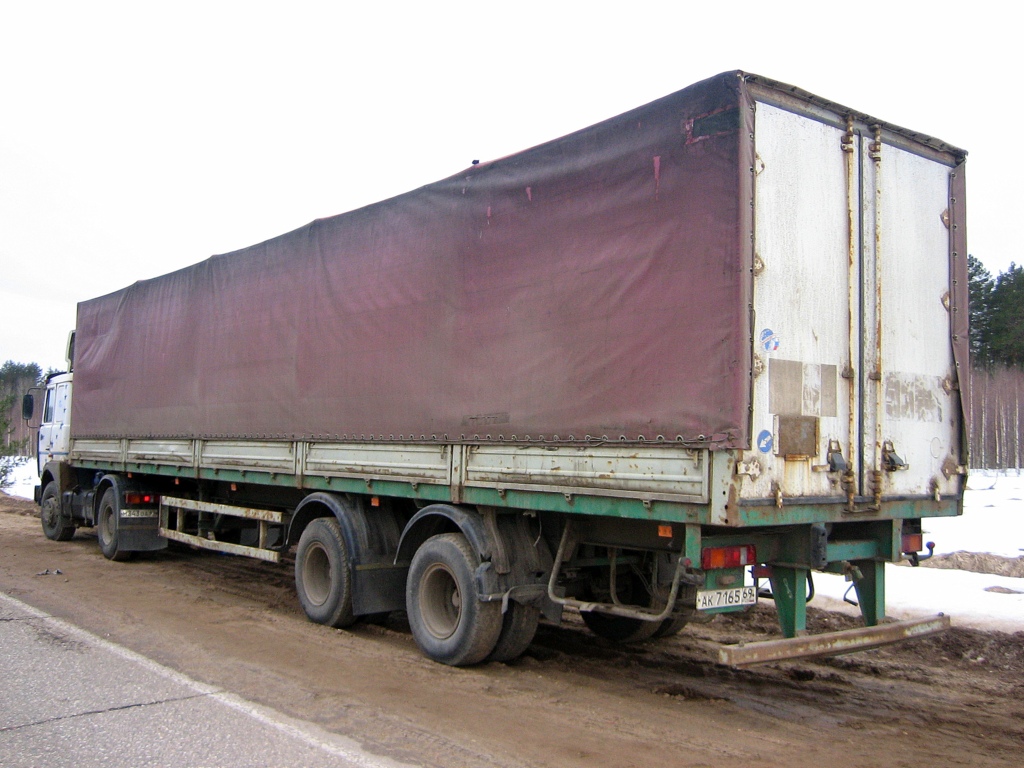 Тверская область, № АК 7165 69 — МАЗ-93866