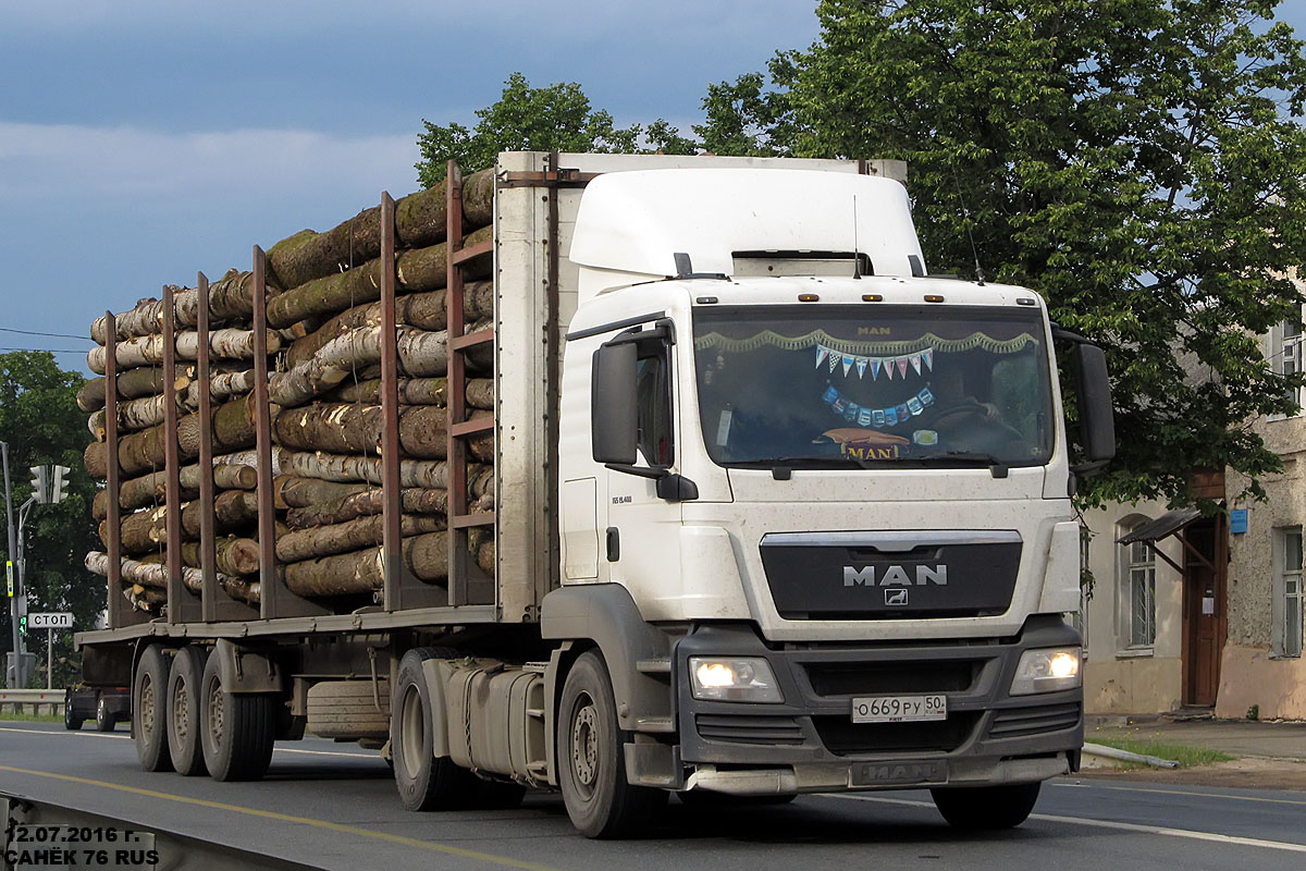 Московская область, № О 669 РУ 50 — MAN TGS 19.400