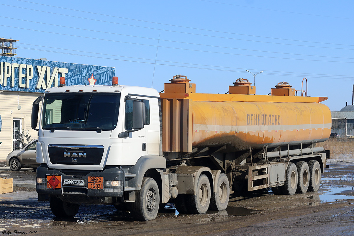 Саха (Якутия), № С 999 КР 14 — MAN TGS 33.430