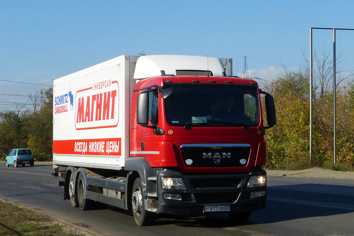 Волгоградская область, № Н 812 ХВ 37 — MAN TGS 26.350