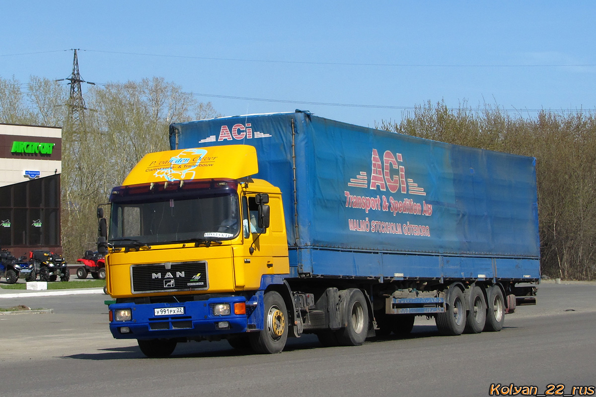 Алтайский край, № У 991 РХ 22 — MAN F90 19.xxx (общая)