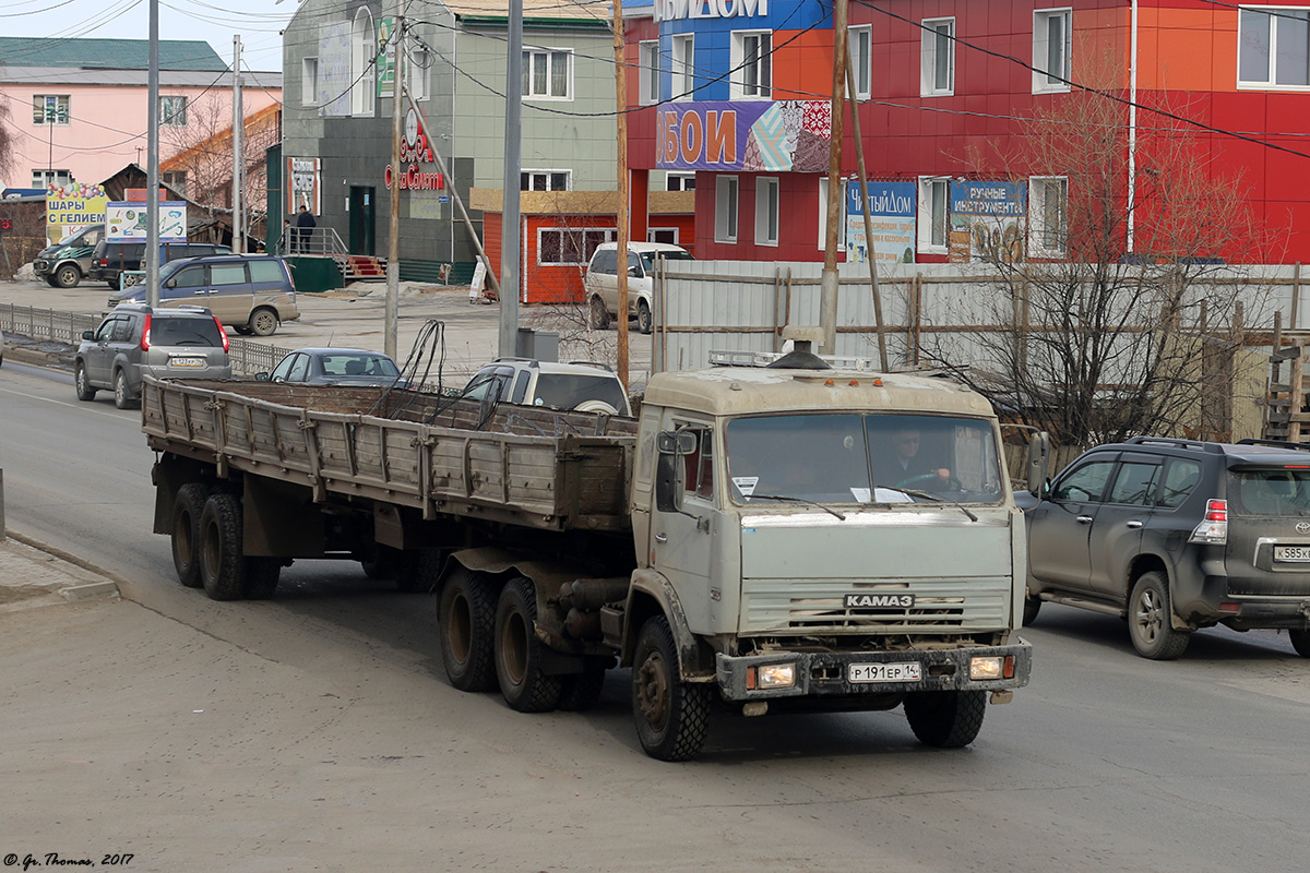 Саха (Якутия), № Р 191 ЕР 14 — КамАЗ-54115 [541150]