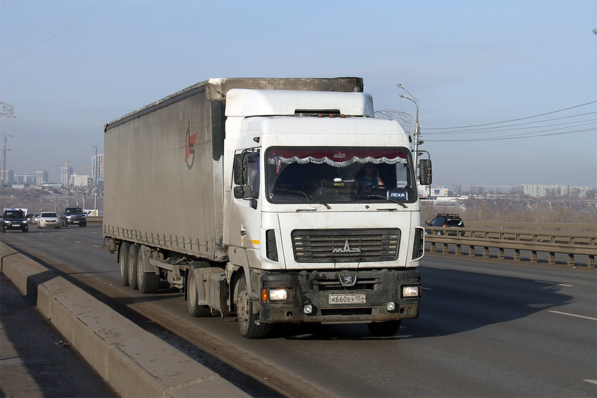 Новосибирская область, № К 660 ЕХ 154 — МАЗ-5440A9