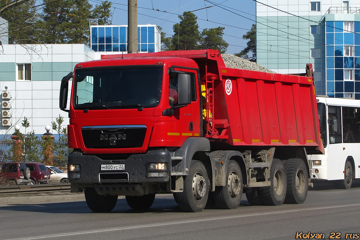 Алтайский край, № М 800 УС 22 — MAN TGS 41.390