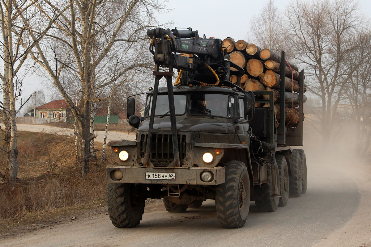 Рязанская область, № К 158 ВЕ 62 — Урал-4320 / 5557 (общая модель)