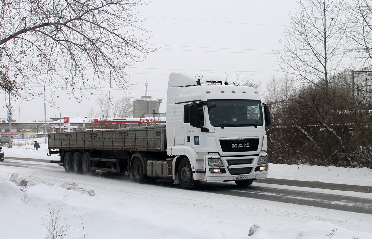 Красноярский край, № Н 829 КР 124 — MAN TGS 19.400