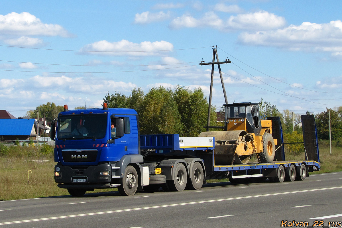 Алтайский край, № У 234 УХ 22 — MAN TGS 33.440