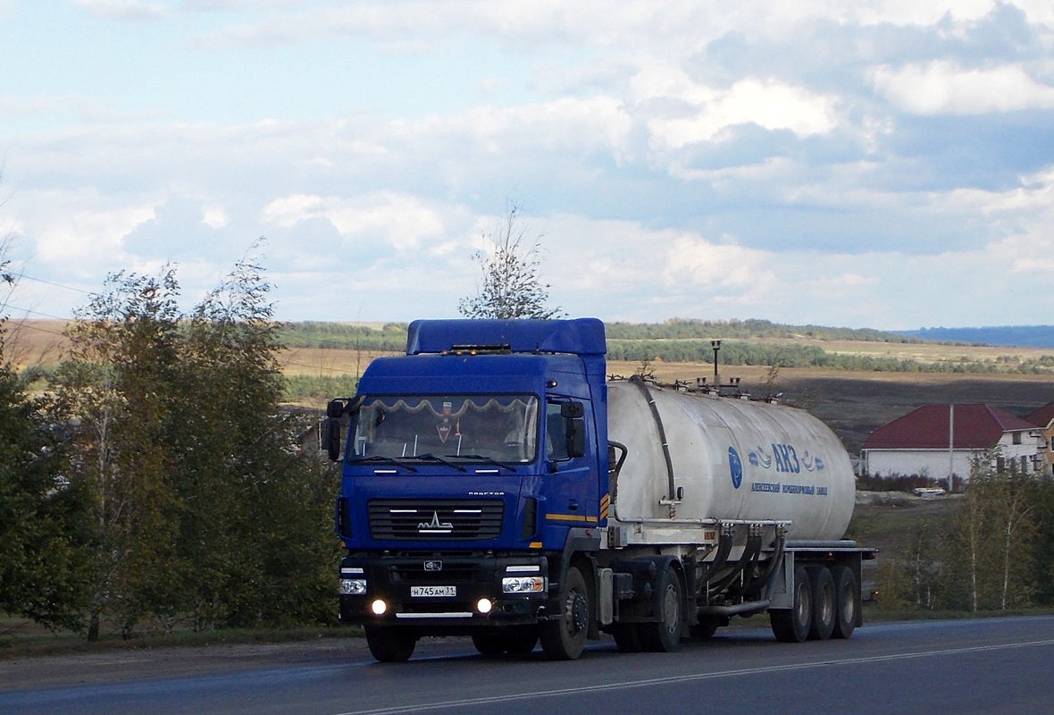 Белгородская область, № Н 745 АМ 31 — МАЗ-544018