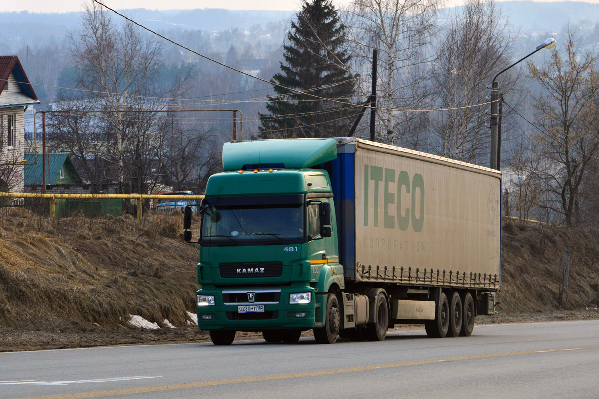 Нижегородская область, № 481 — КамАЗ-5490-S5(87)