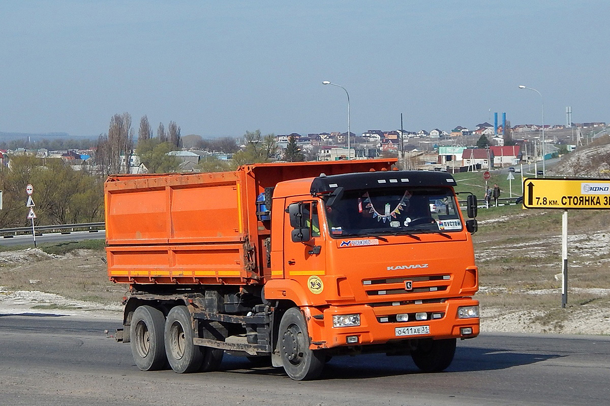 Белгородская область, № О 411 АЕ 31 — КамАЗ-65115-A4(23)