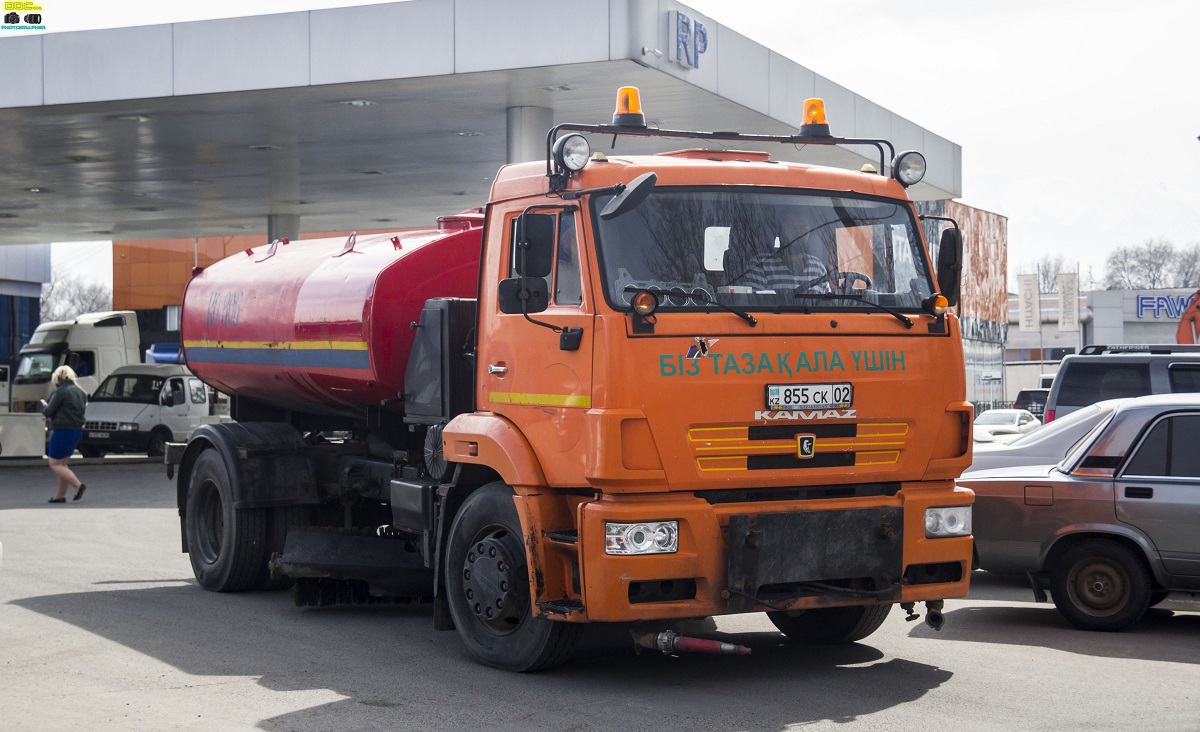 Алматы, № 855 CK 02 — КамАЗ-43253 (общая модель)