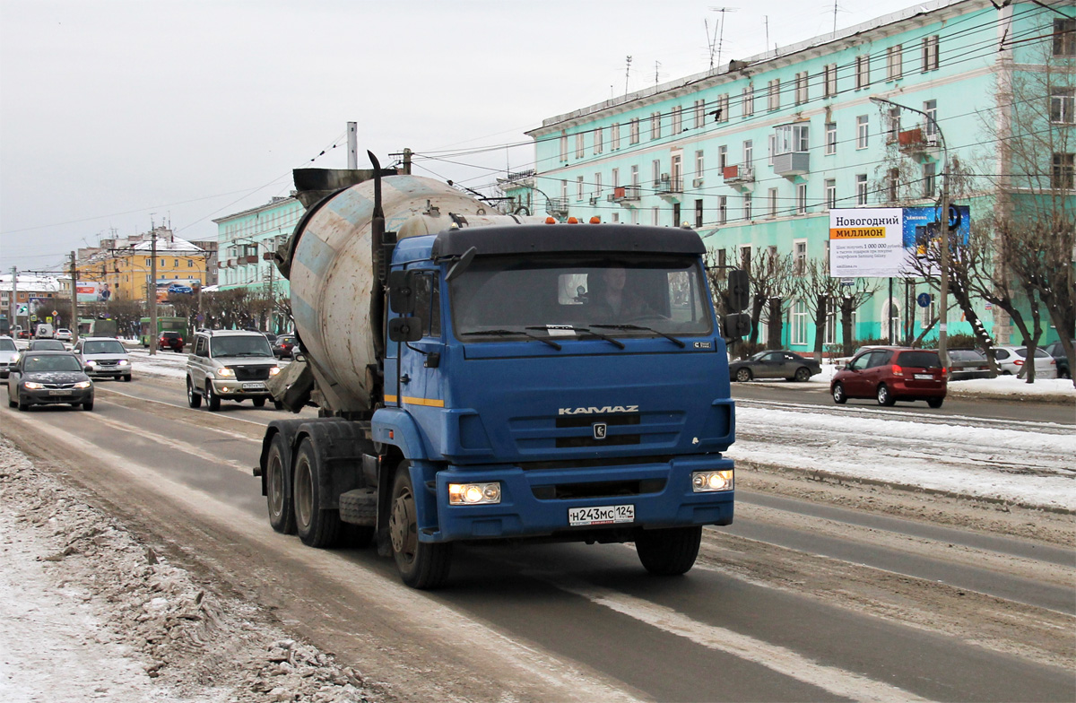 Красноярский край, № Н 243 МС 124 — КамАЗ-65116-N3(78)