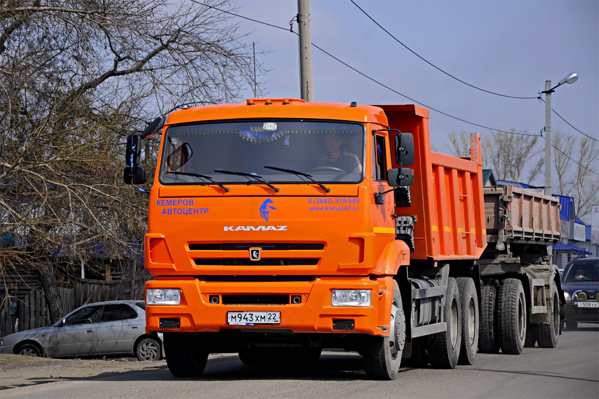Алтайский край, № М 943 ХМ 22 — КамАЗ-65115-L4(19)