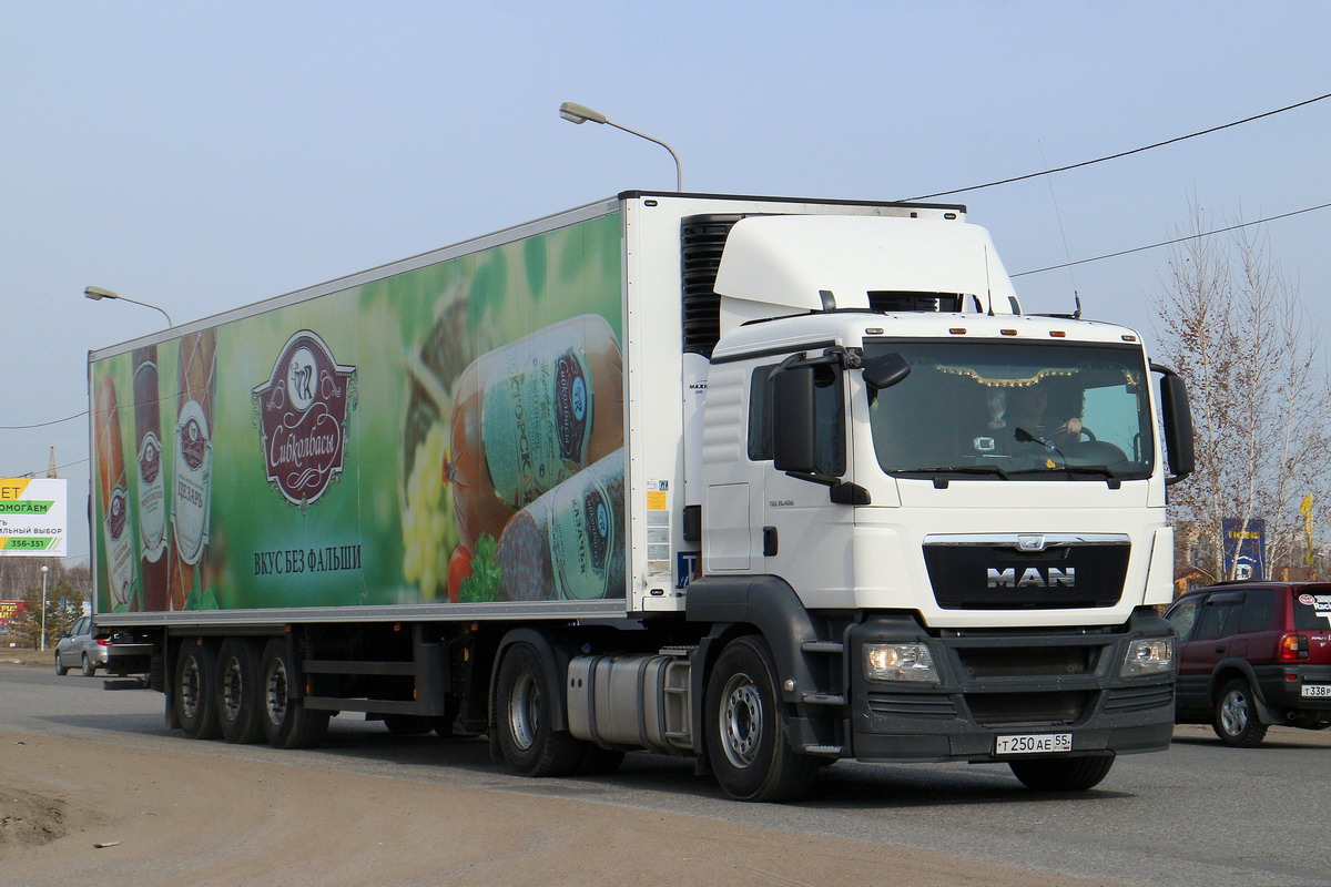 Омская область, № Т 250 АЕ 55 — MAN TGS 19.400