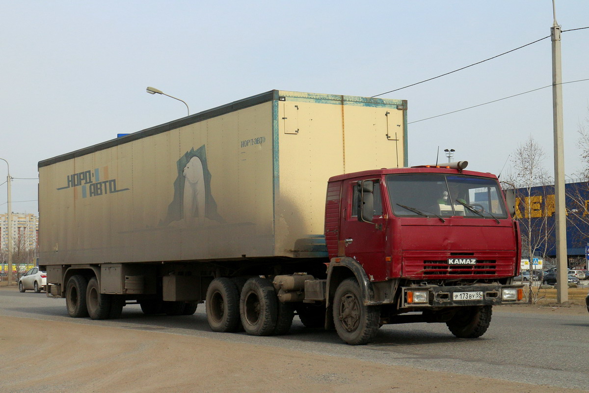 Омская область, № Р 173 ВУ 55 — КамАЗ-5410