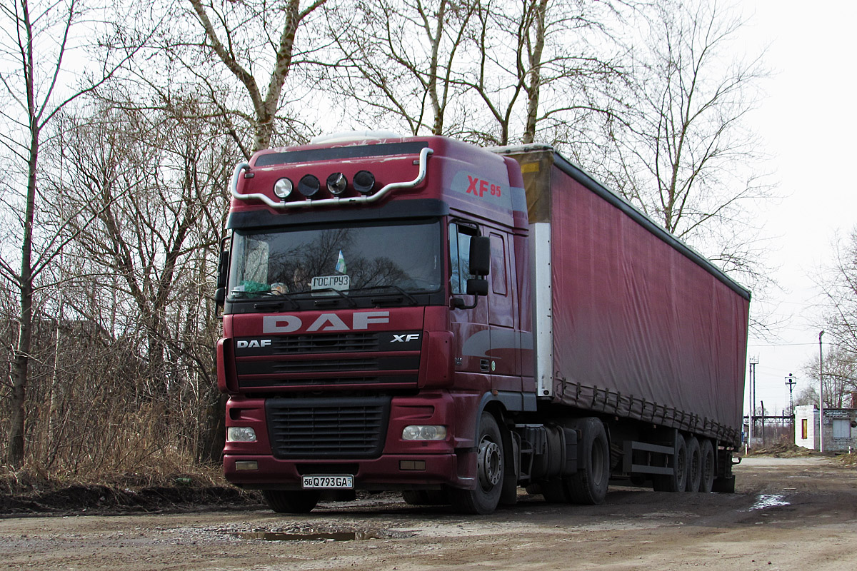 Узбекистан, № 50 Q 793 GA — DAF XF95 FT