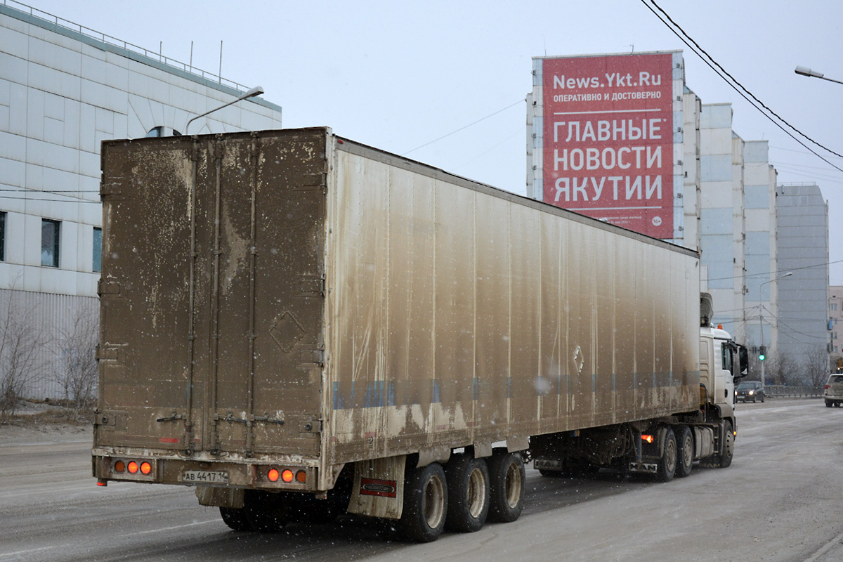 Саха (Якутия), № М 555 ВН 14 — MAN TGS 33.440