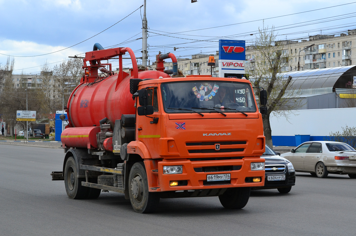 Волгоградская область, № В 619 МУ 134 — КамАЗ-53605-A4(23)