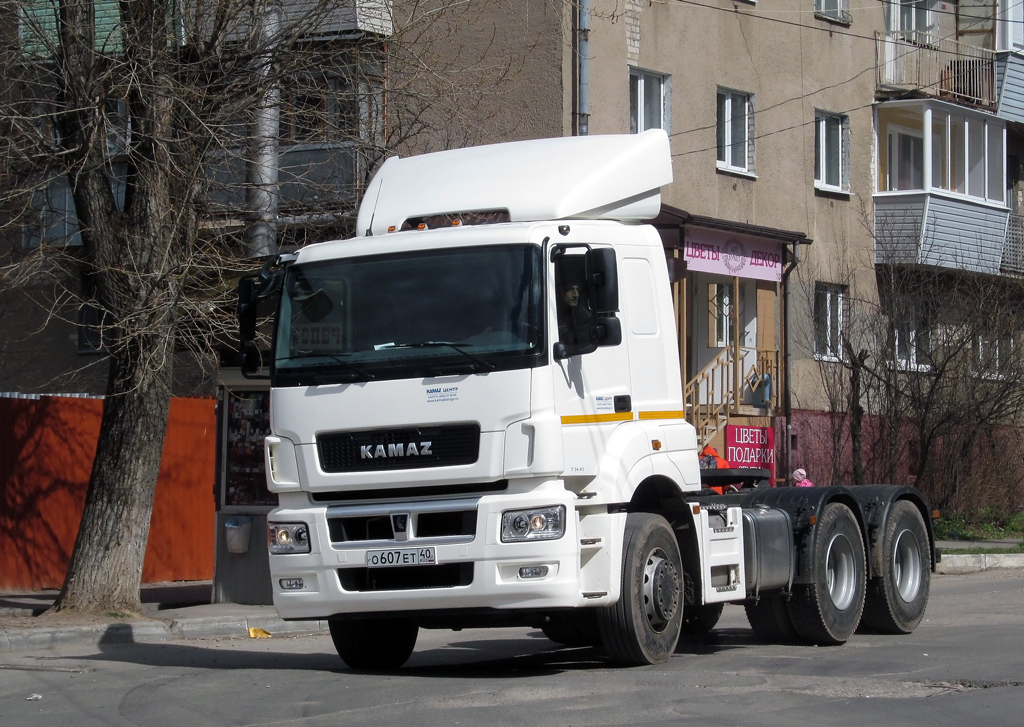 Калужская область, № О 607 ЕТ 40 — КамАЗ-65206-T5(68)