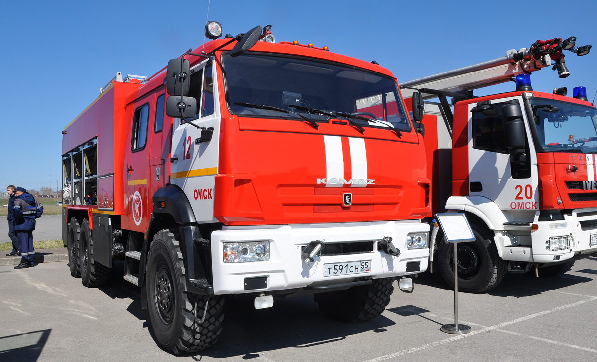 Омская область, № Т 591 СН 55 — КамАЗ-43118-46