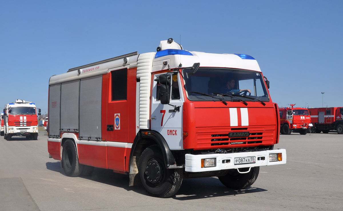 Омская область, № Р 087 КА 55 — КамАЗ-43253-A3(96)
