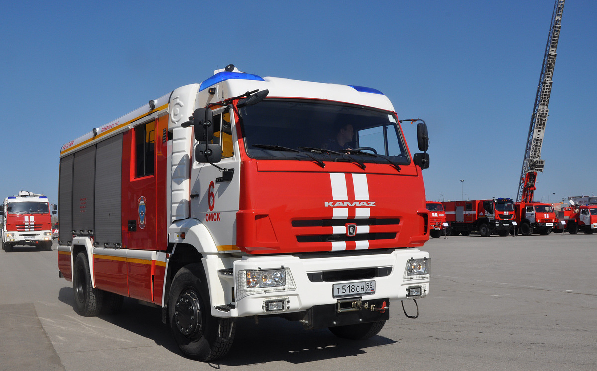 Омская область, № Т 518 СН 55 — КамАЗ-5387-RF(08) [53870F-R]