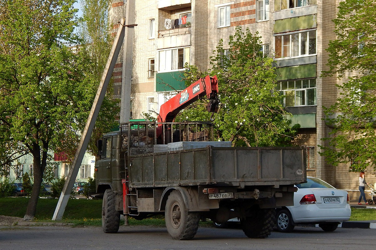 Белгородская область, № Р 487 ЕО 31 — ГАЗ-66-11