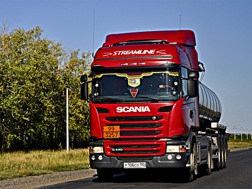 Башкортостан, № Р 106 СО 102 — Scania ('2013) G440
