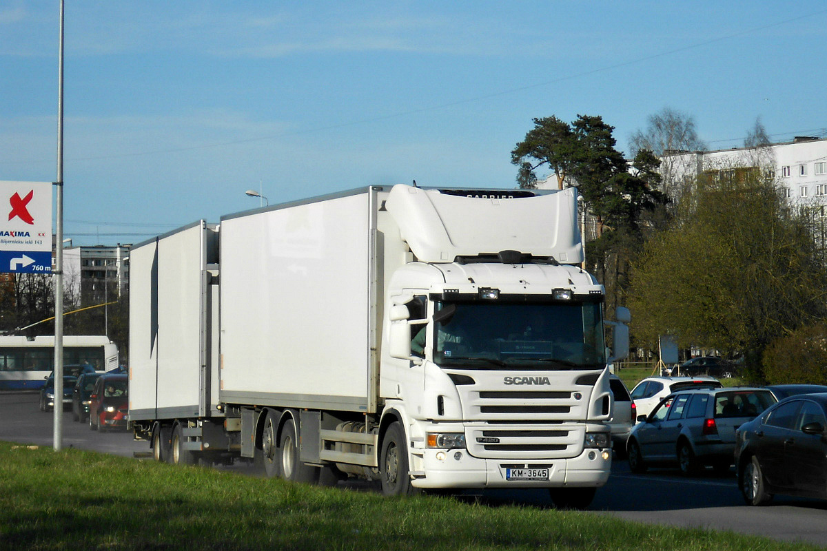 Латвия, № KM-3645 — Scania ('2004) P420
