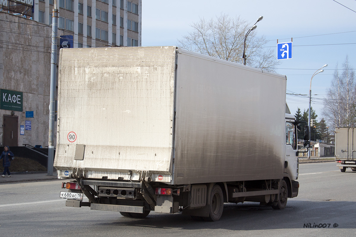 Удмуртия, № К 680 АС 18 — MAN TGL 8.180