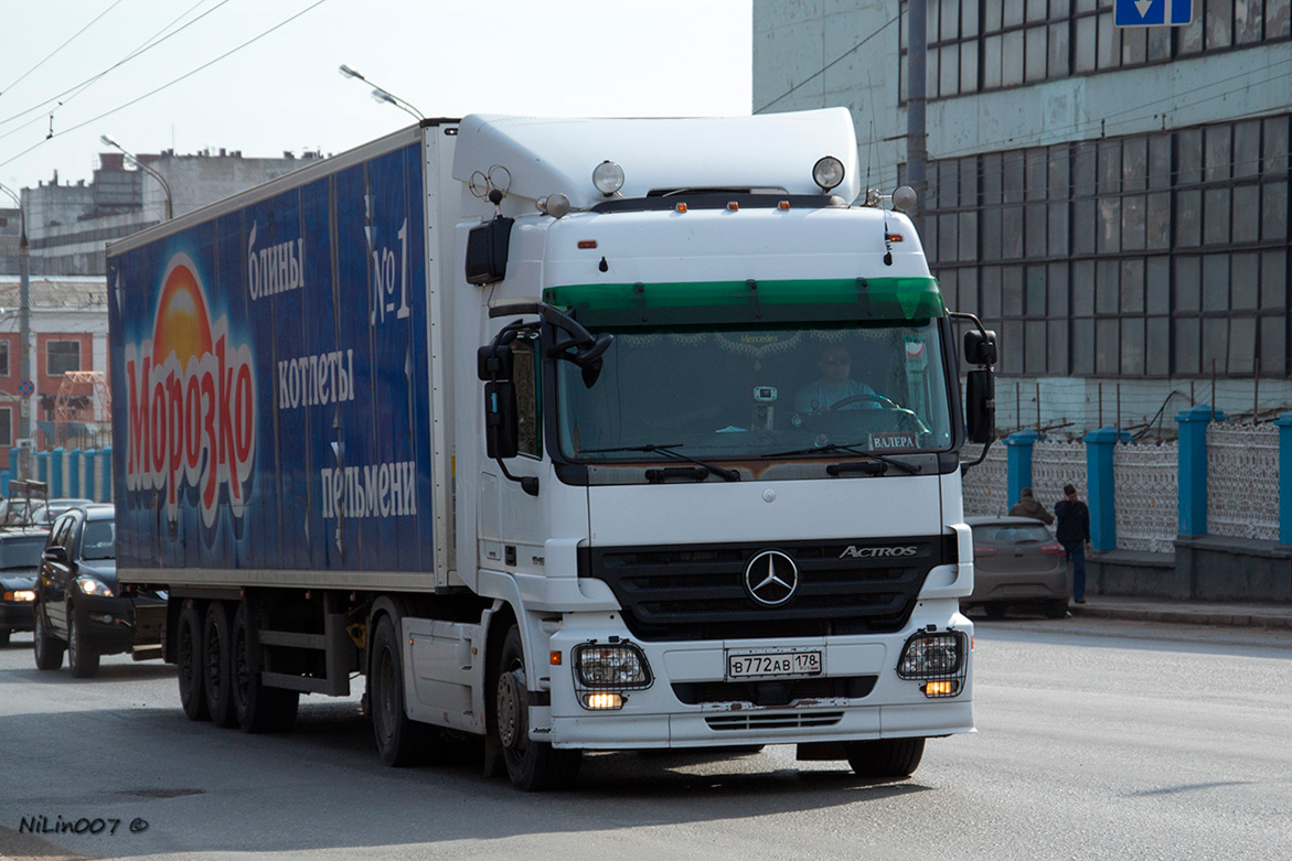 Санкт-Петербург, № В 772 АВ 178 — Mercedes-Benz Actros ('2003) 1846