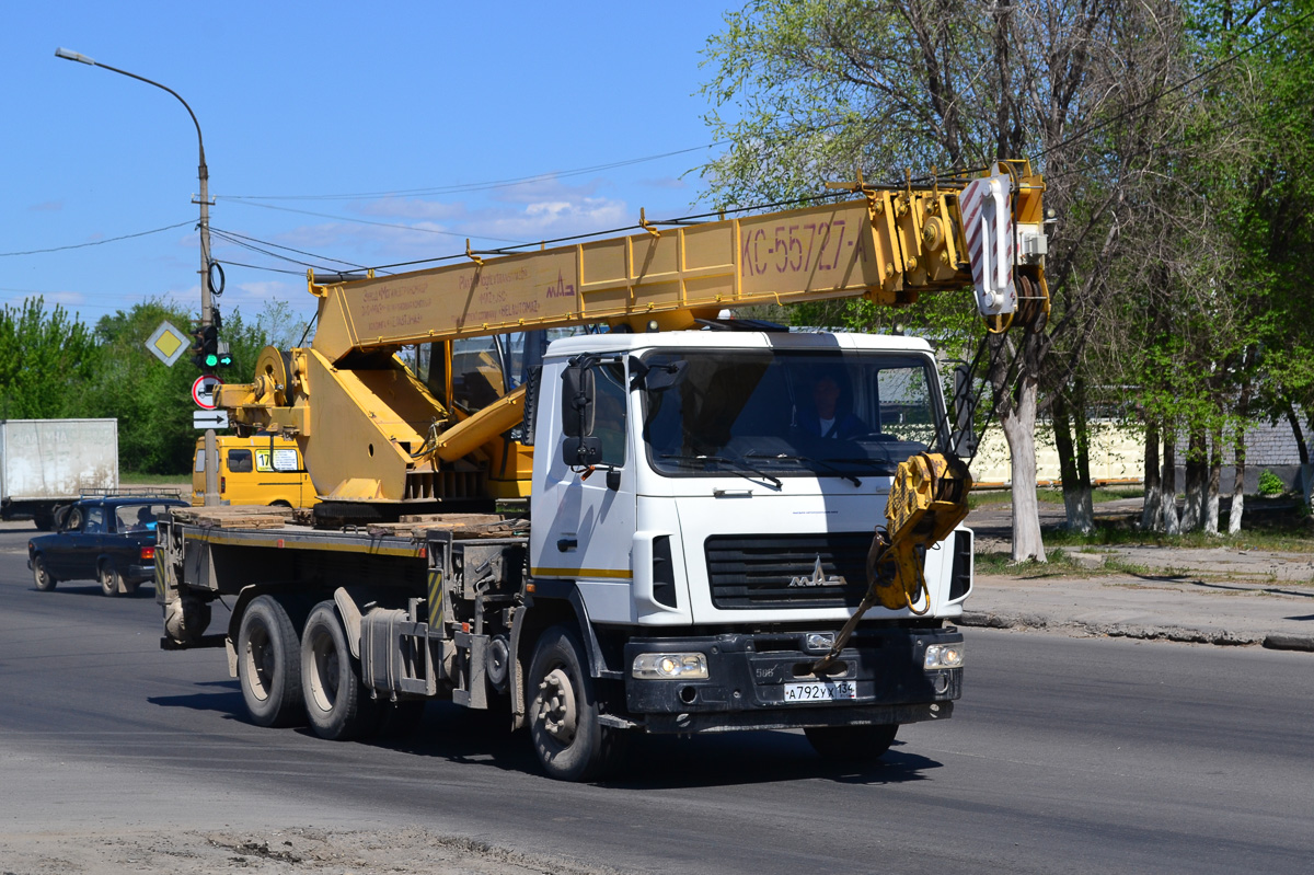 Волгоградская область, № А 792 УХ 134 — МАЗ-6312B3