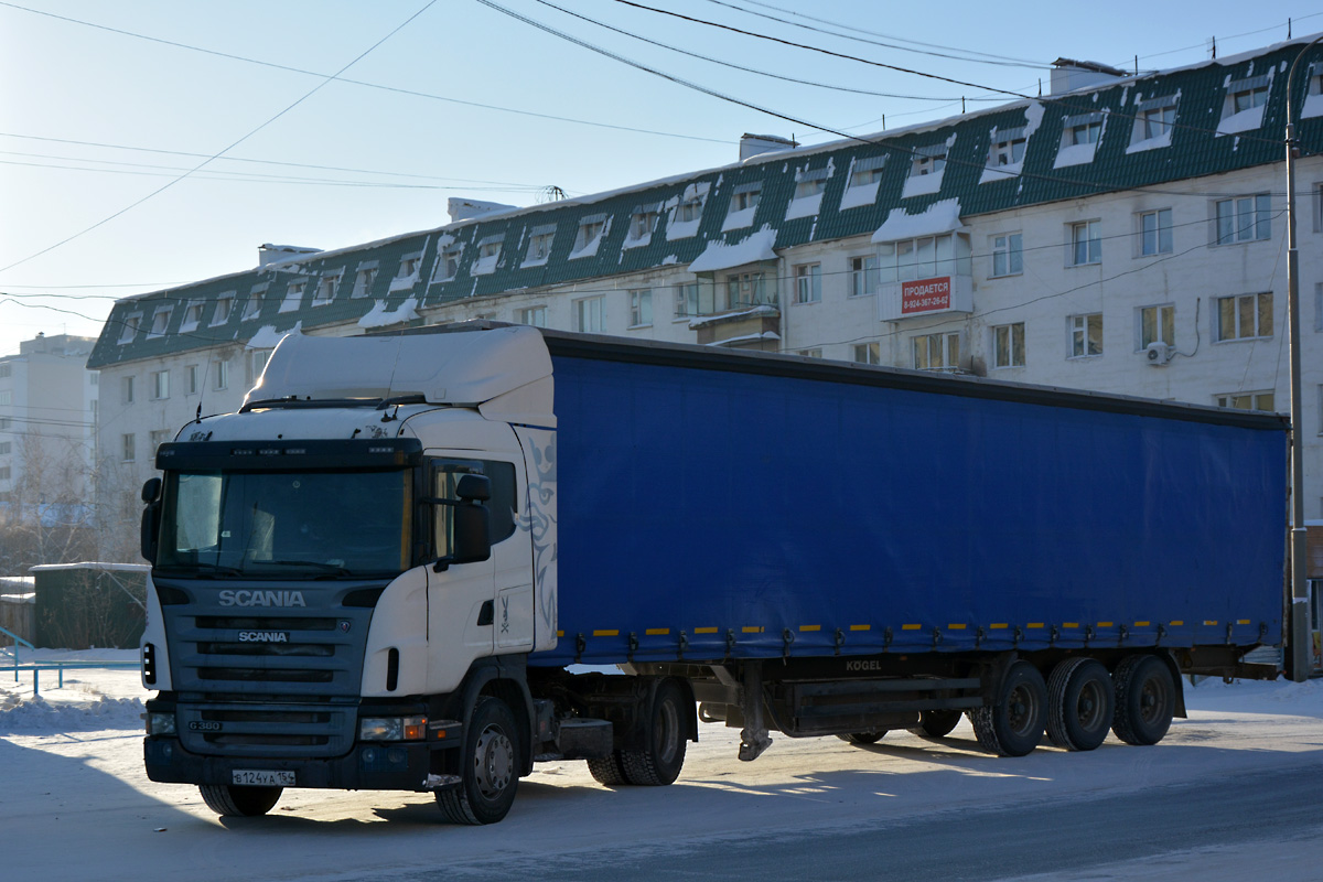 Новосибирская область, № В 124 УА 154 — Scania ('2004) G380