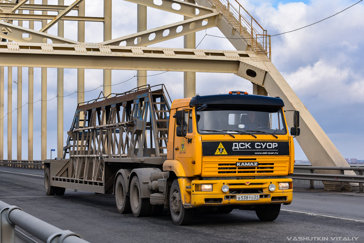 Чувашия, № В 538 ТО 21 — КамАЗ-65116-62