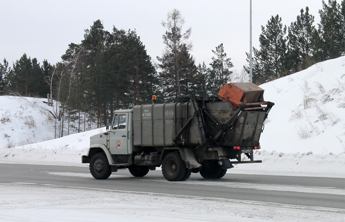 Красноярский край, № Н 697 ВХ 24 — ЗИЛ-433362