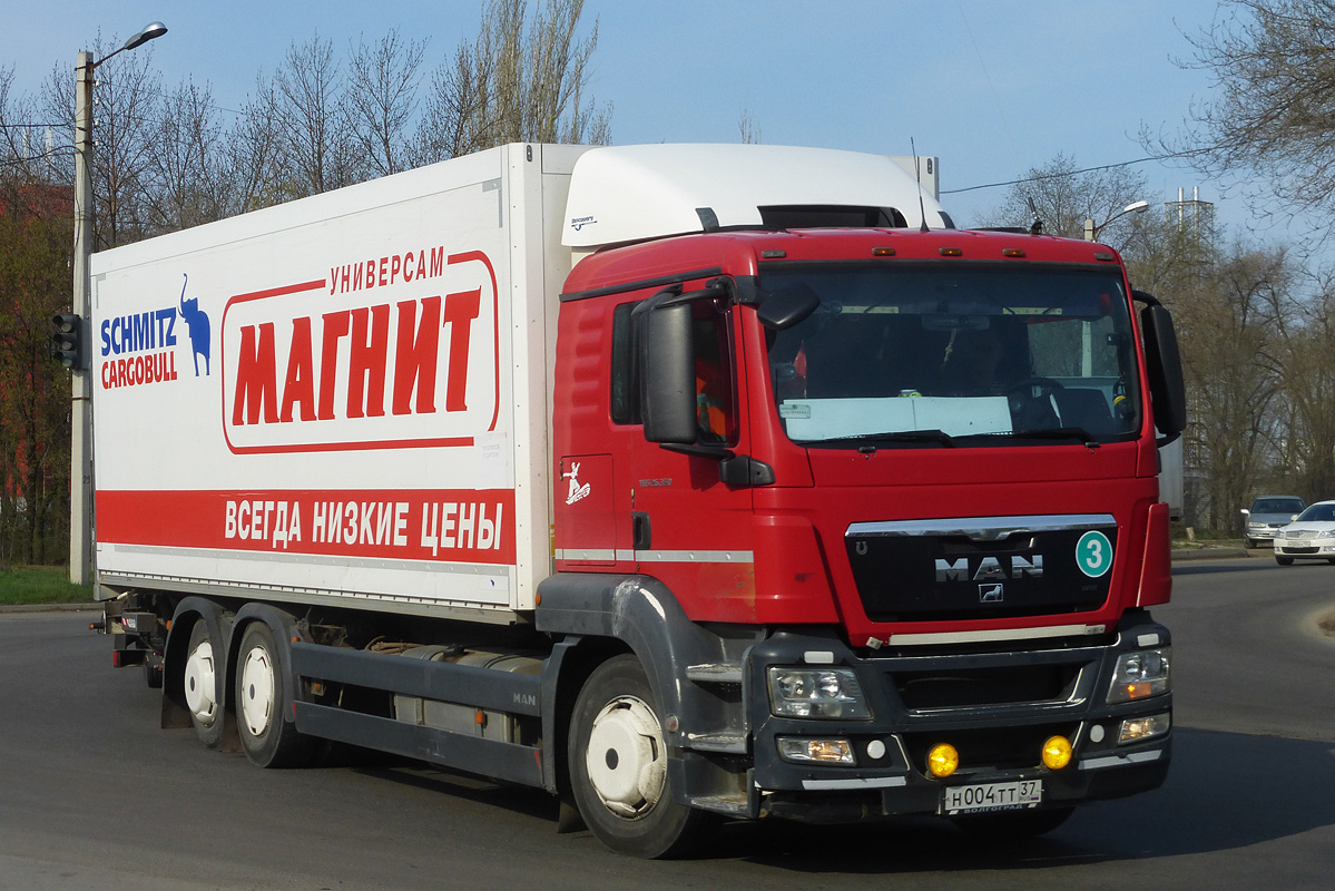 Волгоградская область, № Н 004 ТТ 37 — MAN TGS 26.350