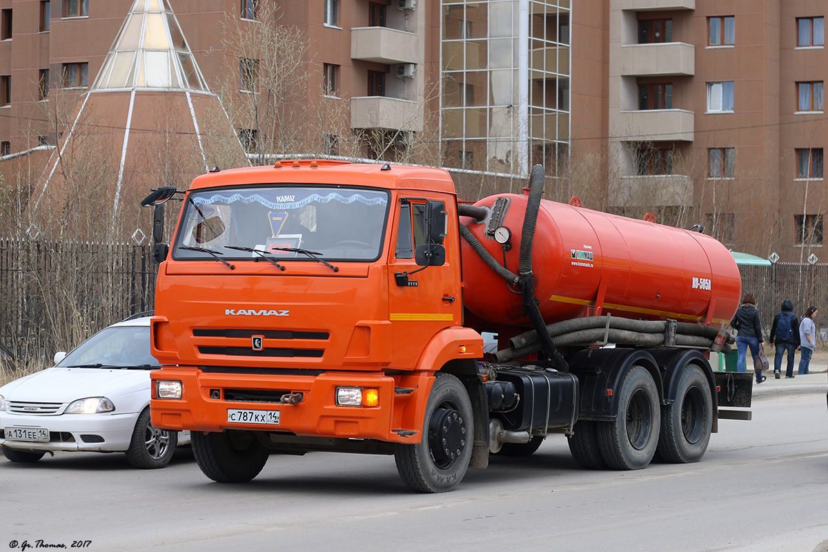 Саха (Якутия), № С 787 КХ 14 — КамАЗ-65115-62