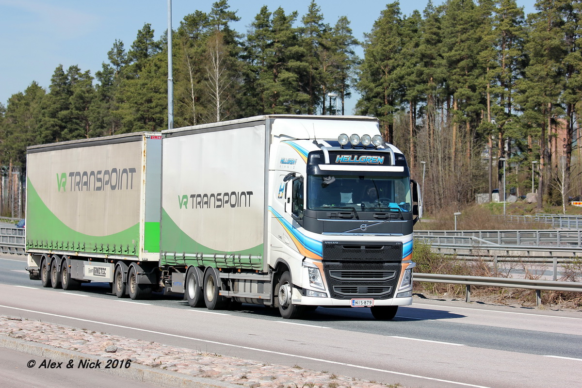 Финляндия, № NIS-879 — Volvo ('2012) FH.540