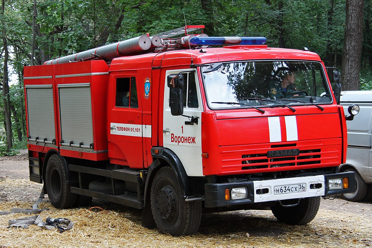 Воронежская область, № Н 634 СХ 36 — КамАЗ-43253-A3(96)