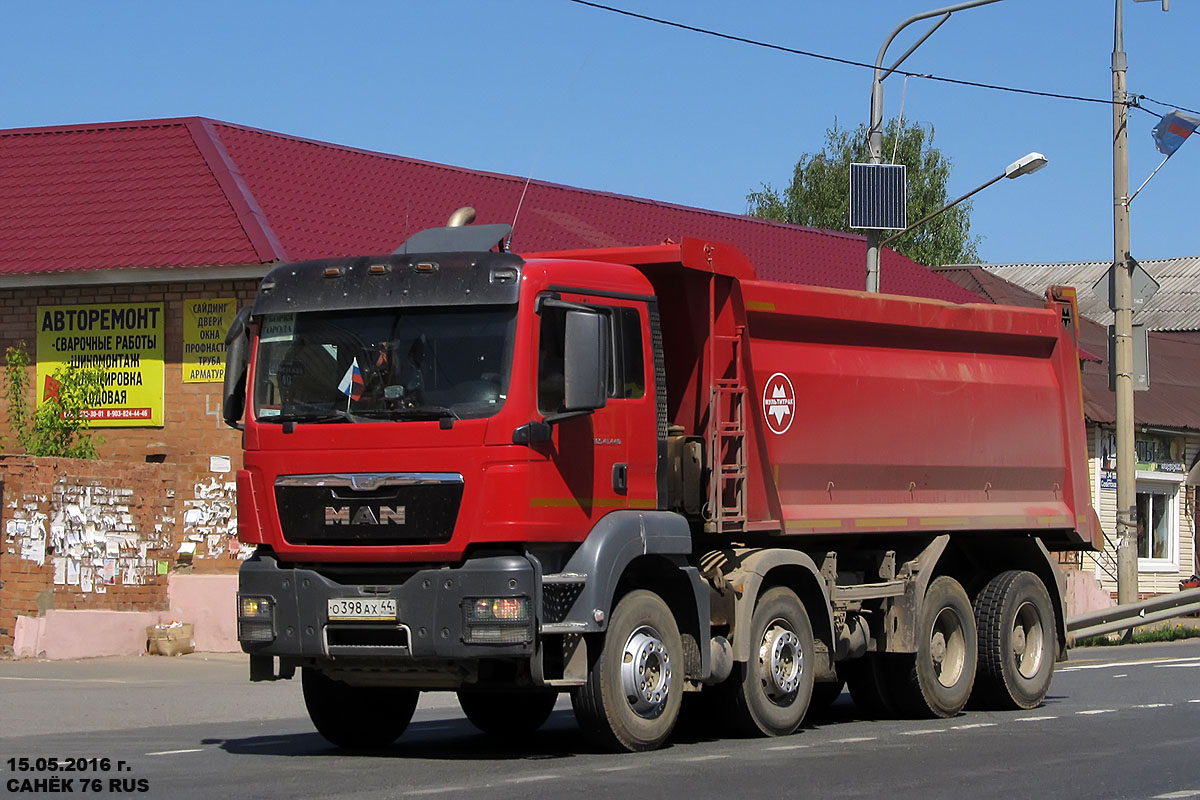 Костромская область, № О 398 АХ 44 — MAN TGS 41.440