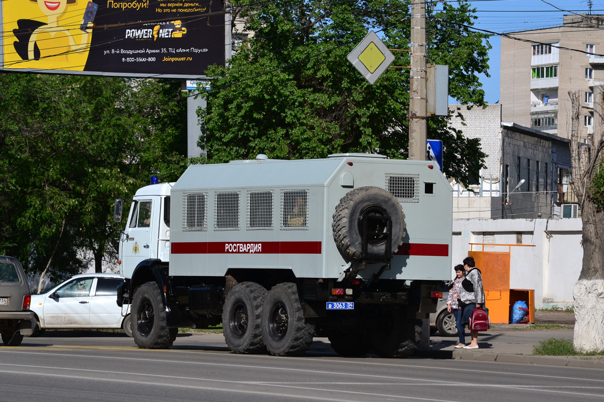 Волгоградская область, № В 3063 34 — КамАЗ-43114-15 [43114R]